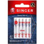 SINGER Akcesoria igły do ​​dżinsów w rozmiarze 100/16 FZHB88