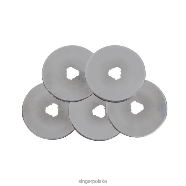 SINGER Akcesoria ostrza wymienne do noża rotacyjnego proseries, 5 szt FZHB161